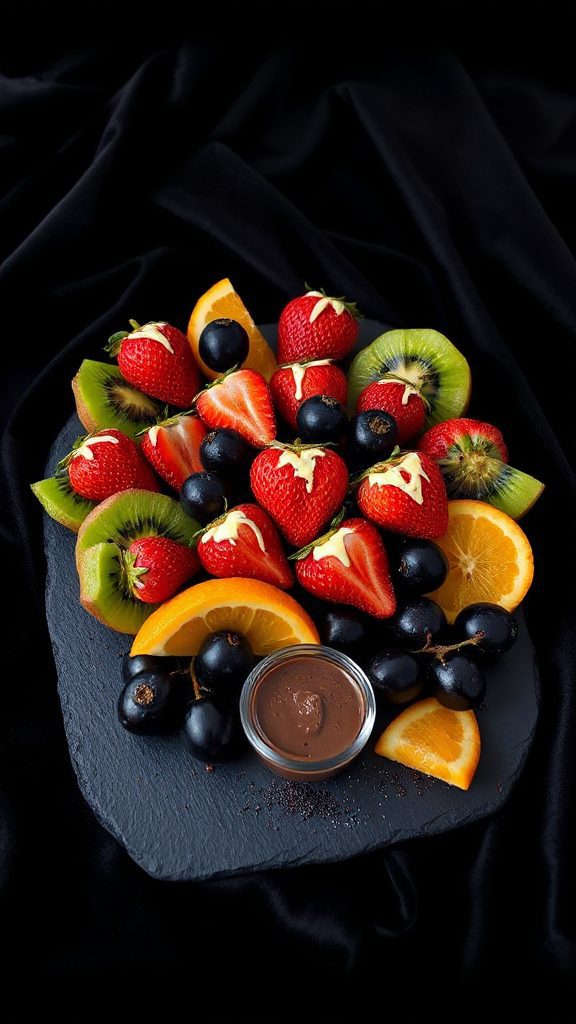 spooky halloween fruit platter
