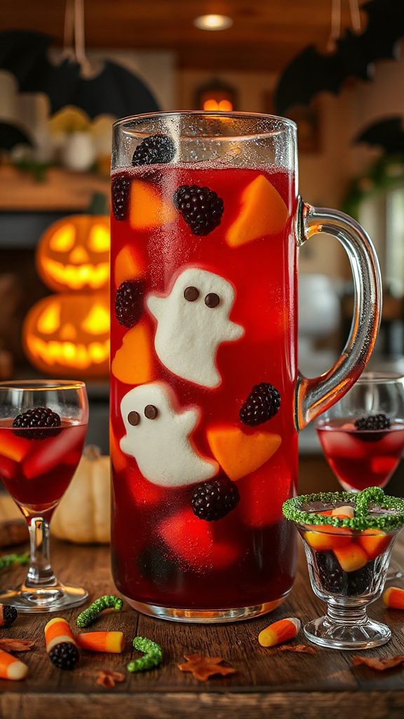 spooky halloween fruit punch
