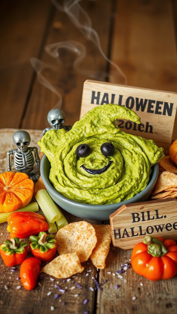spooky halloween guacamole recipe