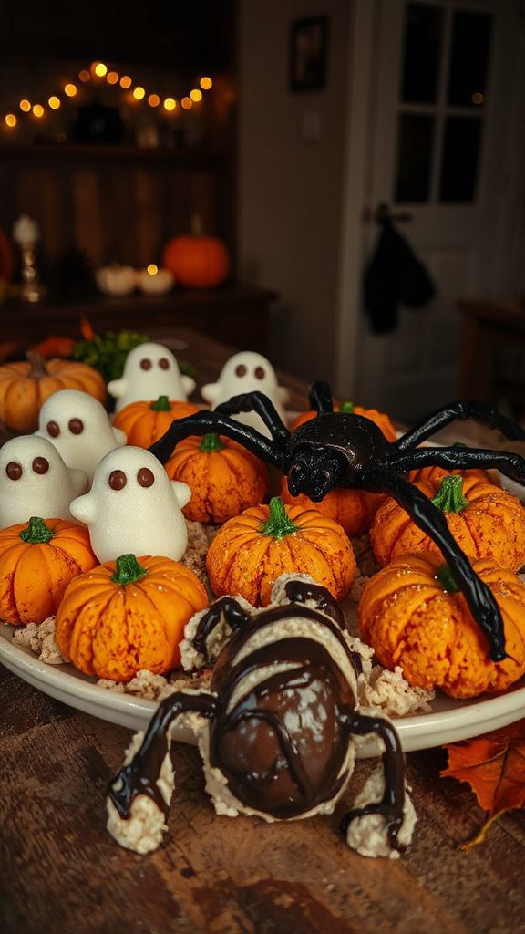 spooky halloween rice krispie treats
