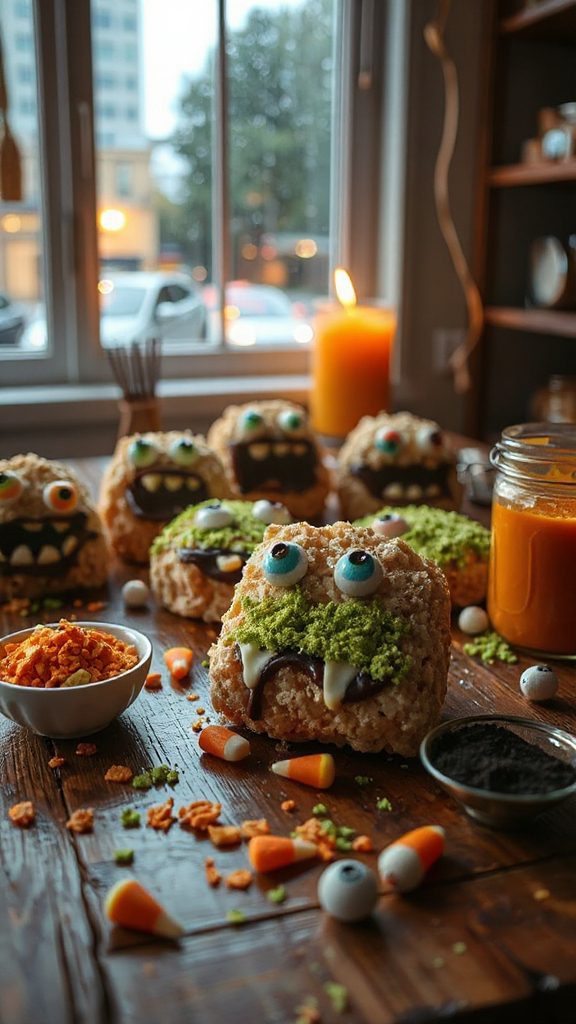 spooky halloween rice treats