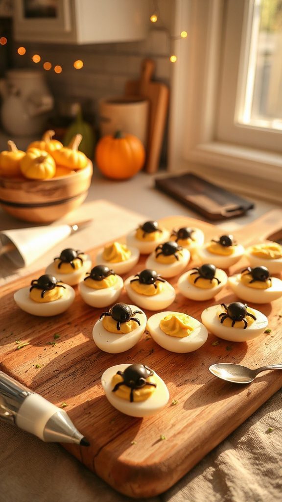spooky halloween spider eggs