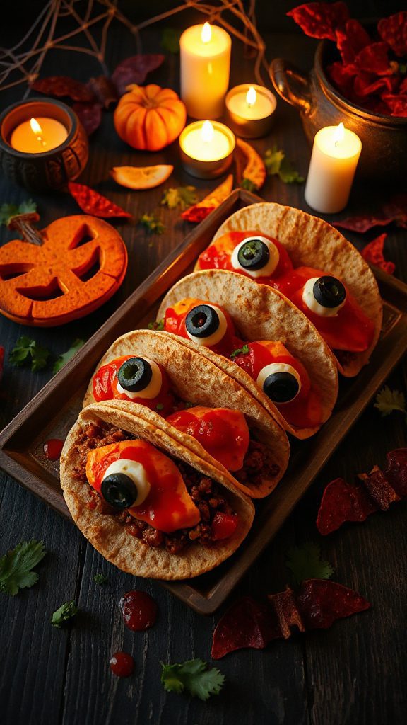 spooky halloween taco delight