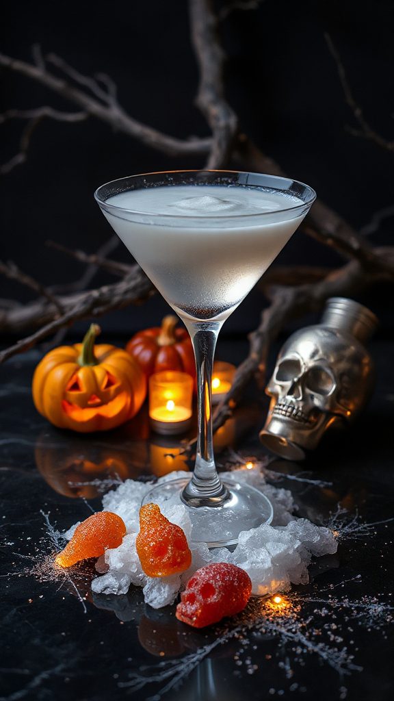 spooky halloween vodka cocktail