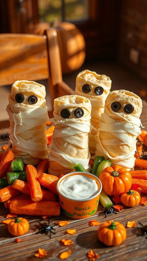 spooky halloween wrap recipe