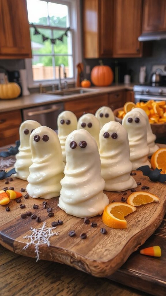 spooky healthy banana treats