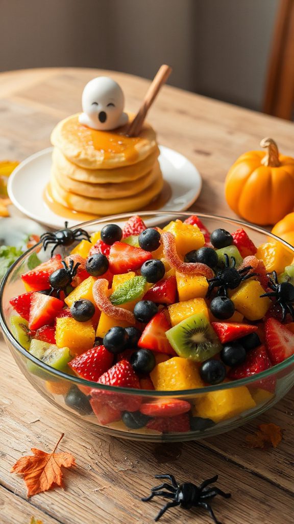spooky healthy fruit fun