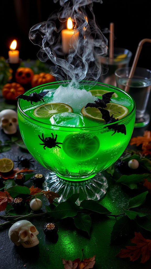 spooky lime punch recipe