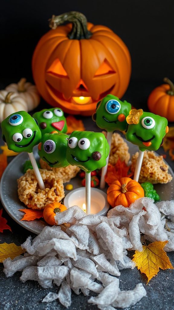 spooky monster eye treats