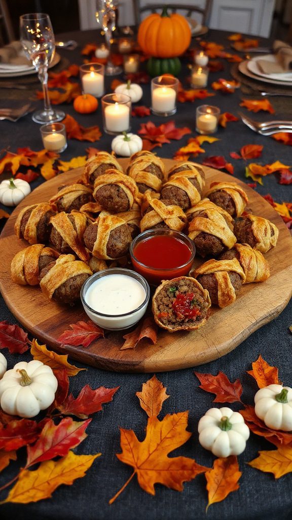 spooky mummy meatballs recipe