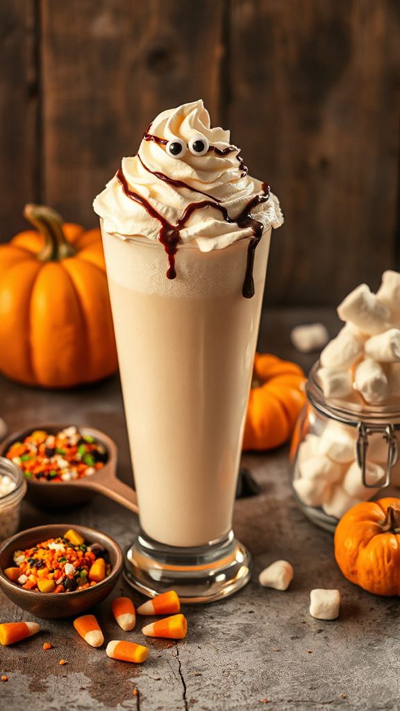 spooky mummy milkshake delight