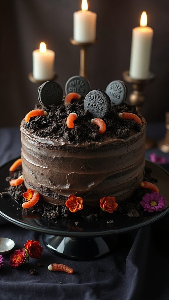 spooky no bake dessert creation