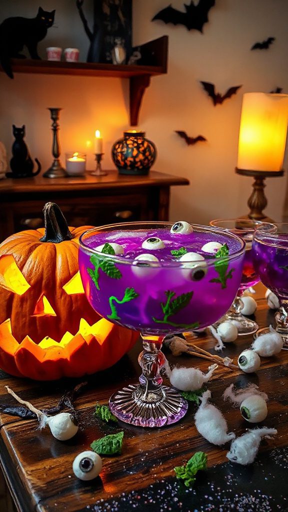spooky non alcoholic halloween punch