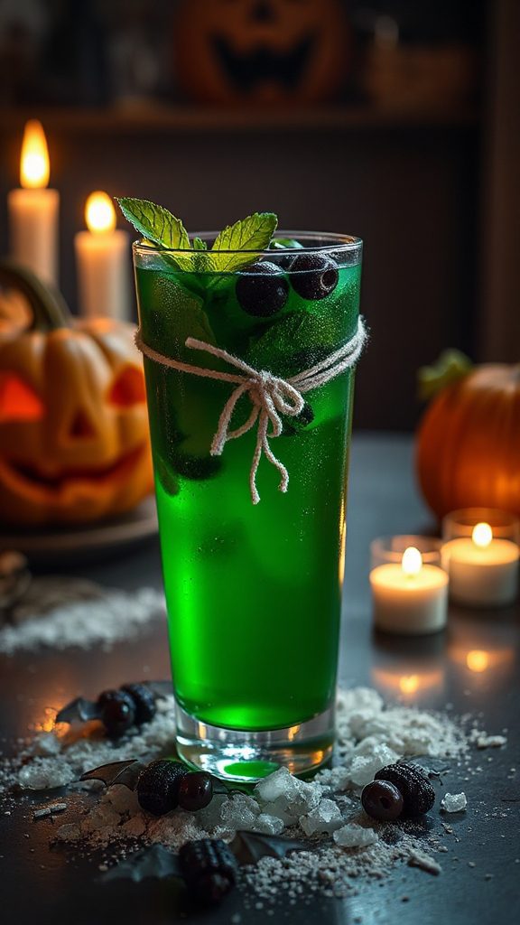spooky non alcoholic mojito recipe