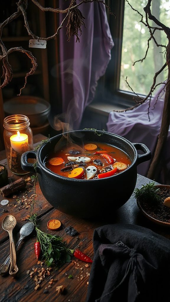 spooky nutritious green soup