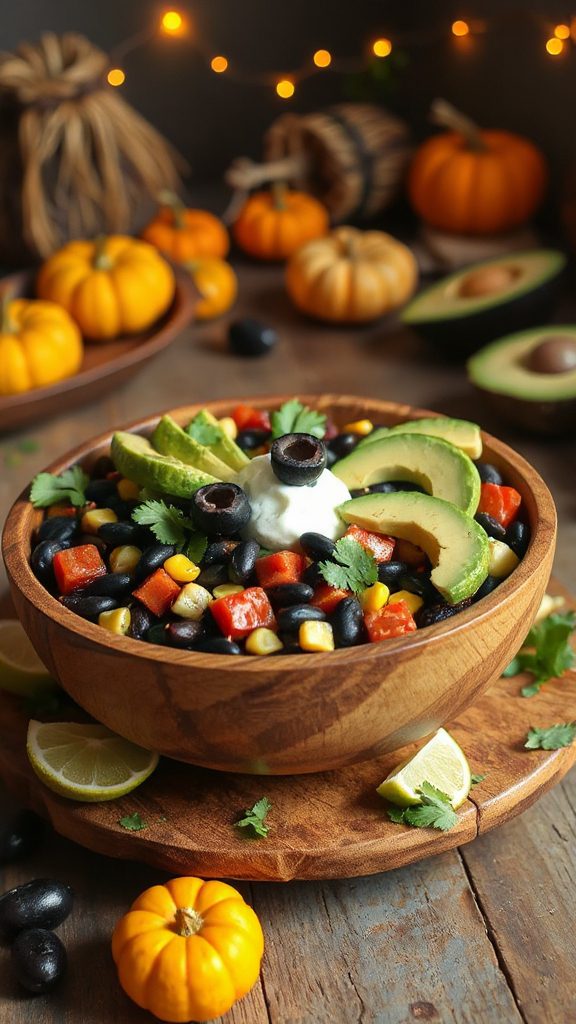 spooky nutritious halloween salad