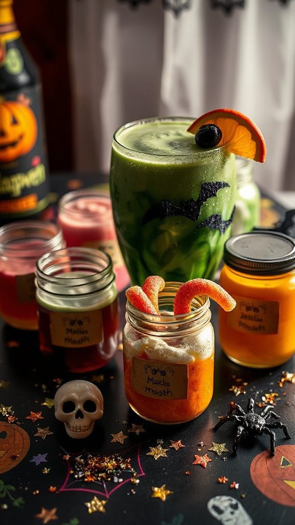 spooky nutritious halloween smoothie