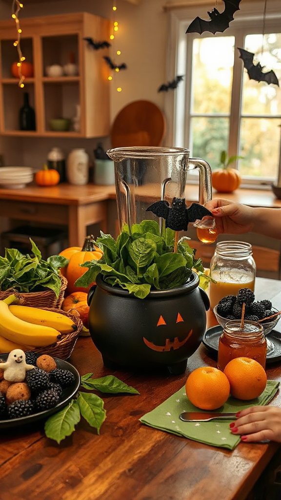 spooky nutritious halloween smoothies