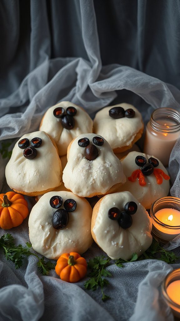 spooky olive eyed bagels