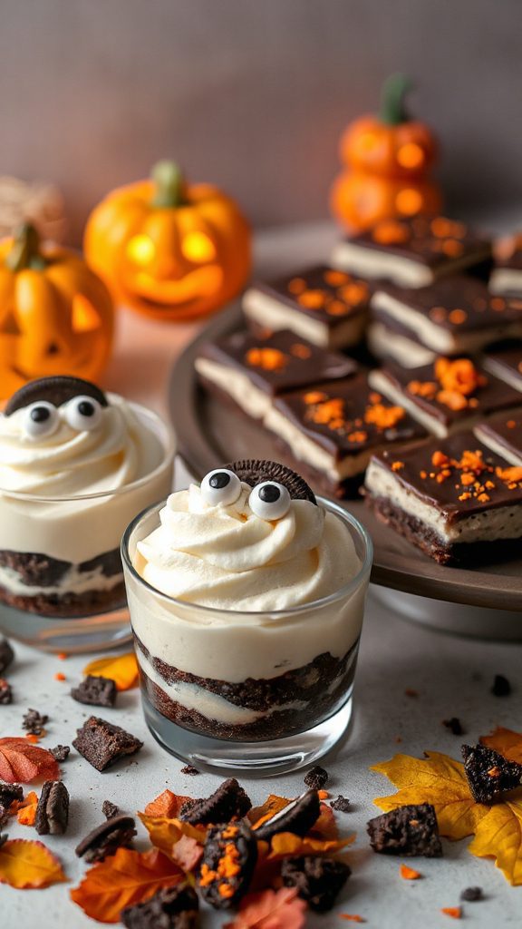 spooky oreo cheesecake delight