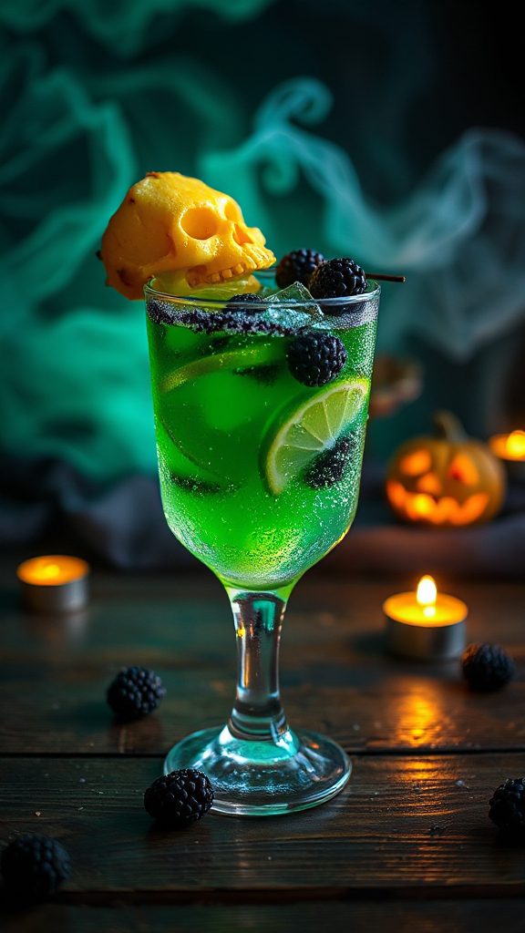 spooky pineapple tequila cocktail