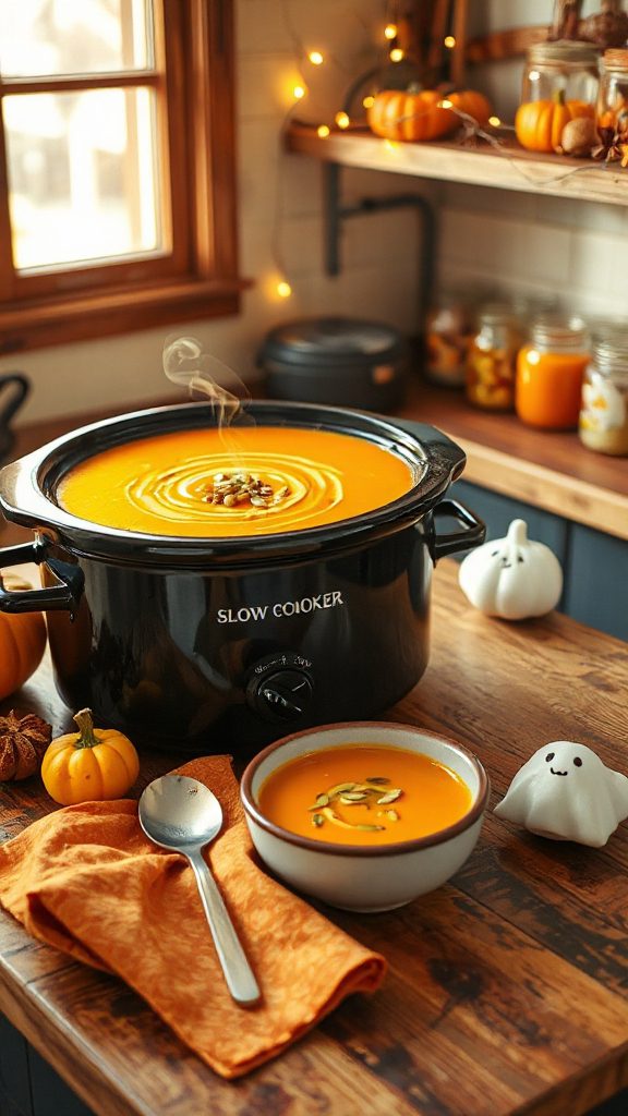 spooky pumpkin soup recipe