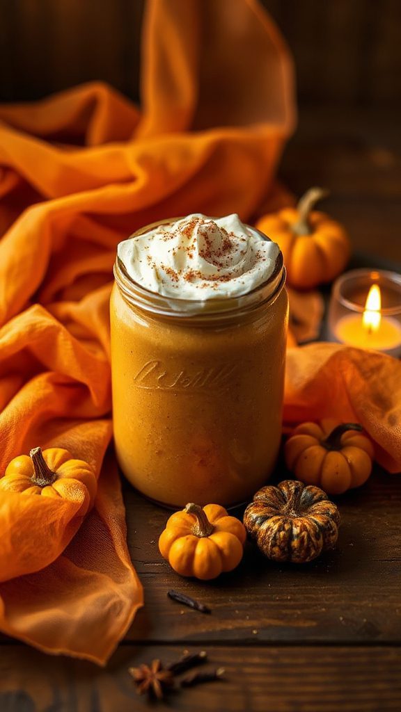 spooky pumpkin spice smoothie