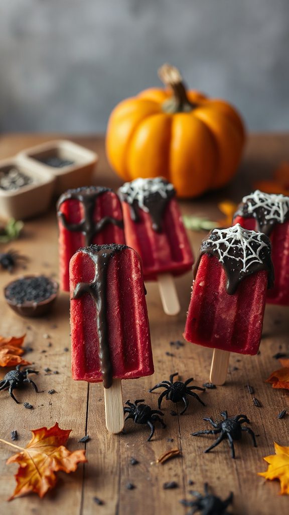 spooky red velvet treats