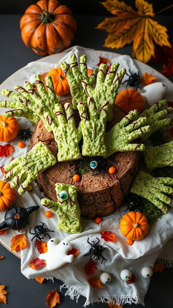 spooky rice krispies treats