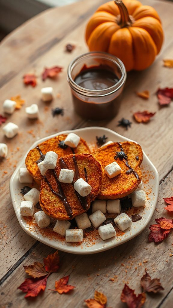 spooky s mores french toast