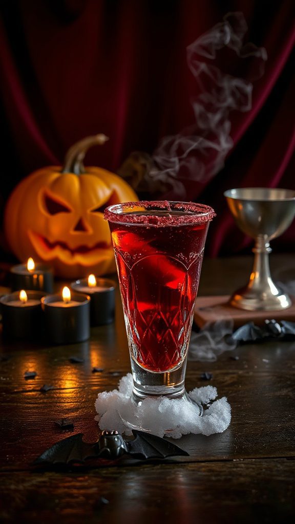 spooky seductive halloween shot
