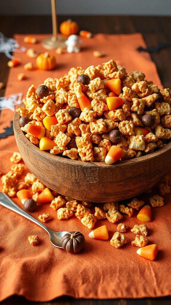 spooky snack mix recipe