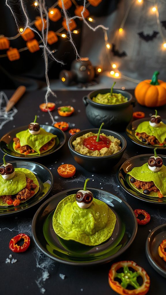 spooky taco appetizer delight