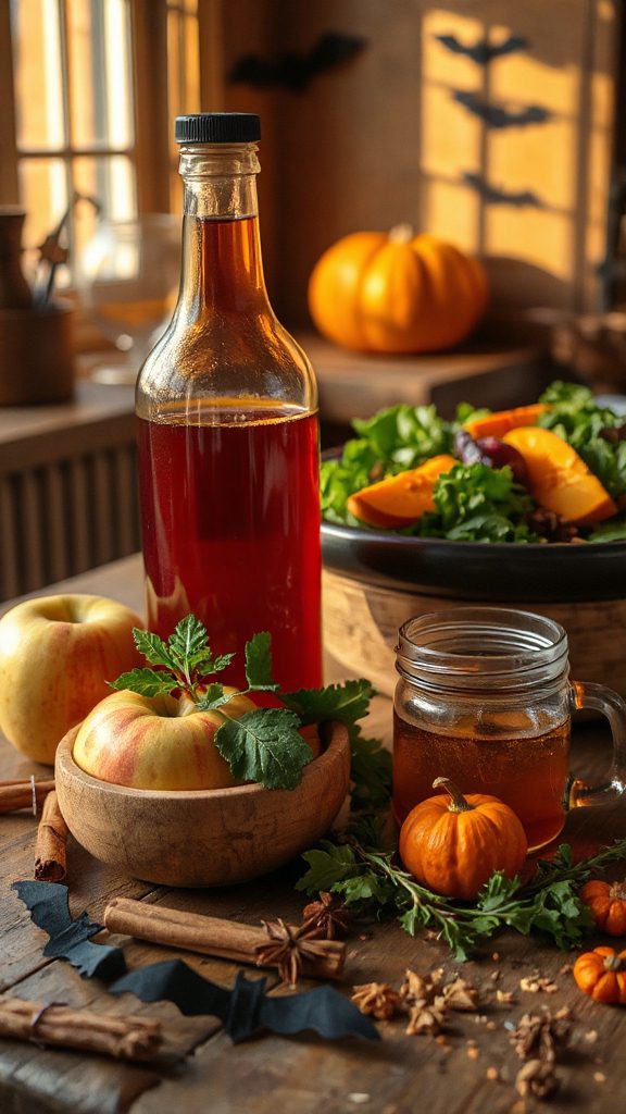 spooky tangy apple dressing