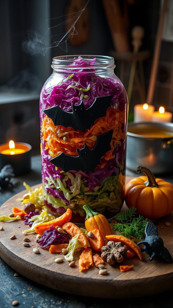 spooky themed sauerkraut recipe