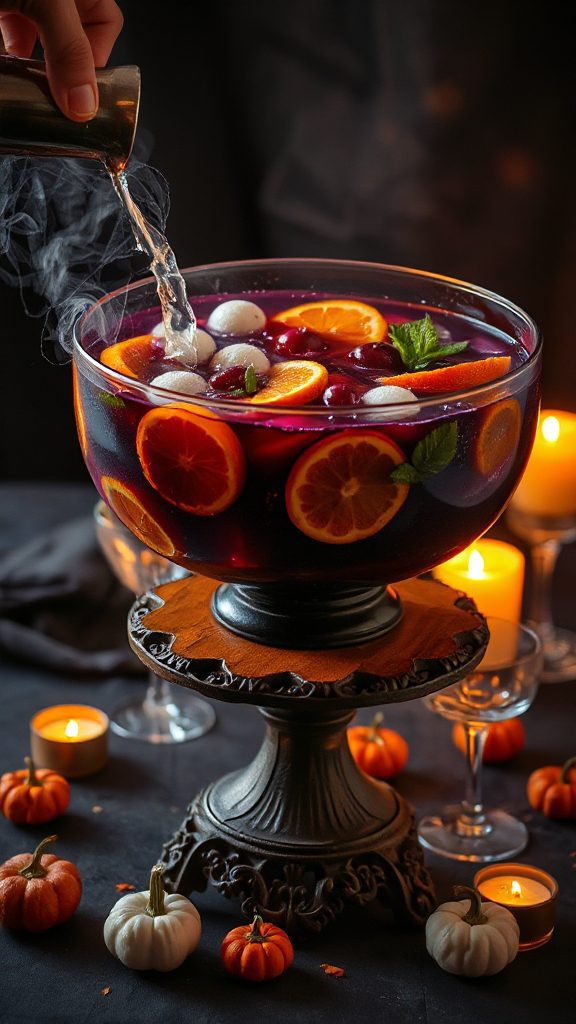 spooky tropical rum punch
