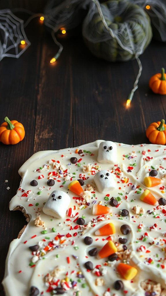 spooky white chocolate treat