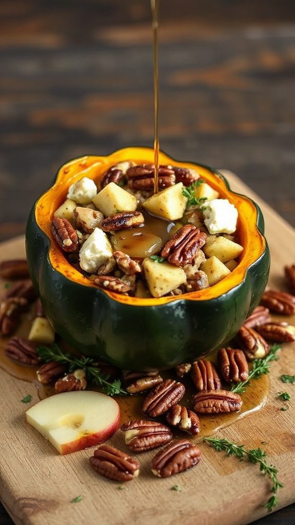stuffed acorn squash delight