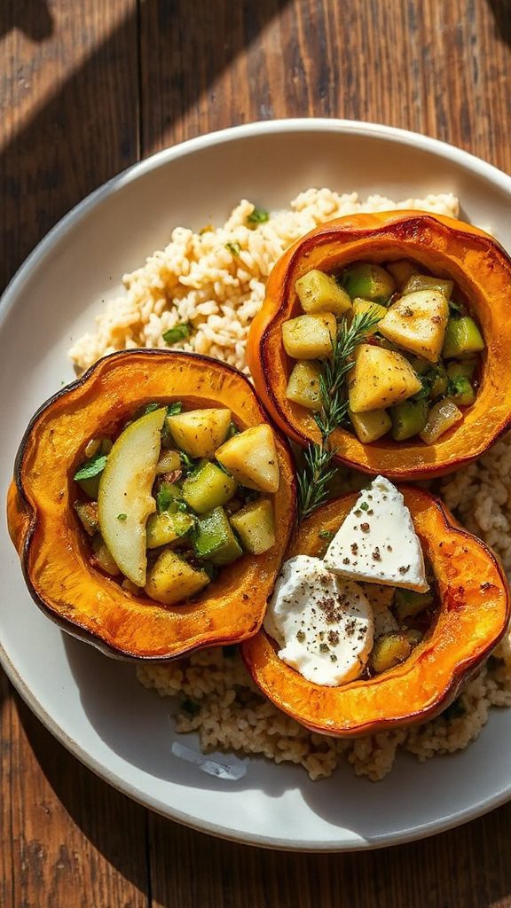 stuffed acorn squash recipe