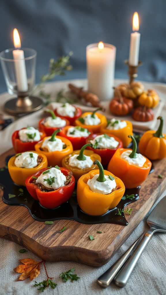 stuffed mini peppers appetizer