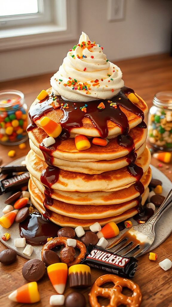 stuffed pancake candy delight