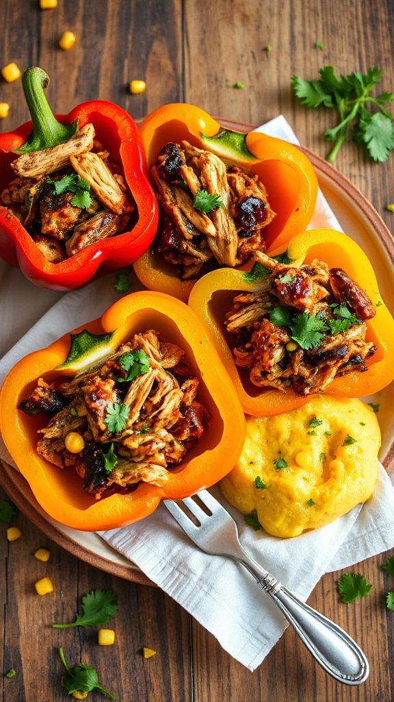stuffed peppers with chicken