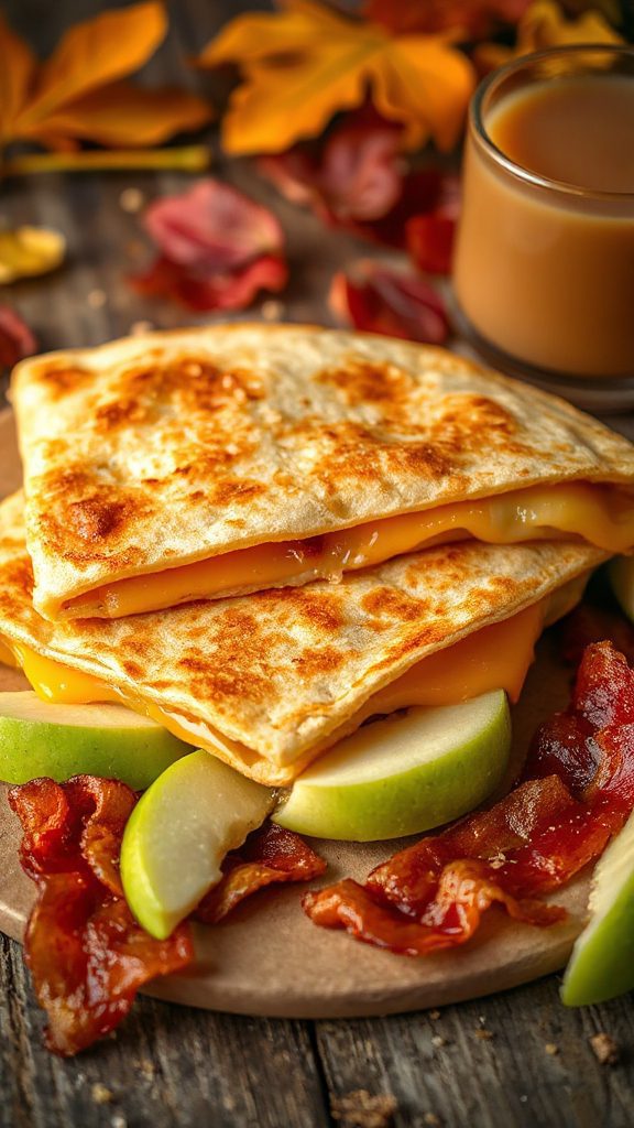 sweet and savory quesadilla