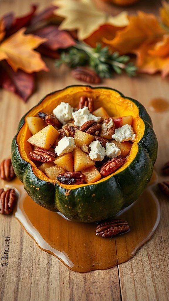 sweet fall stuffed squash
