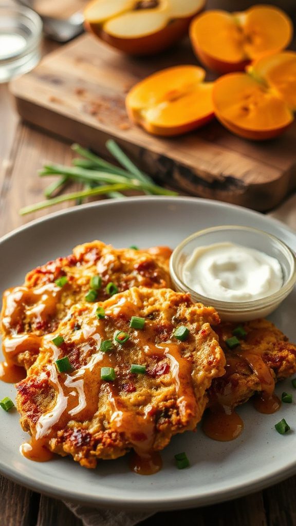 sweet potato apple latkes