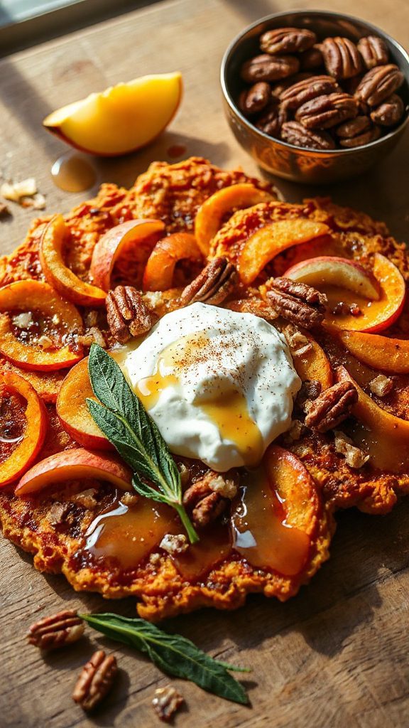 sweet potato apple latkes