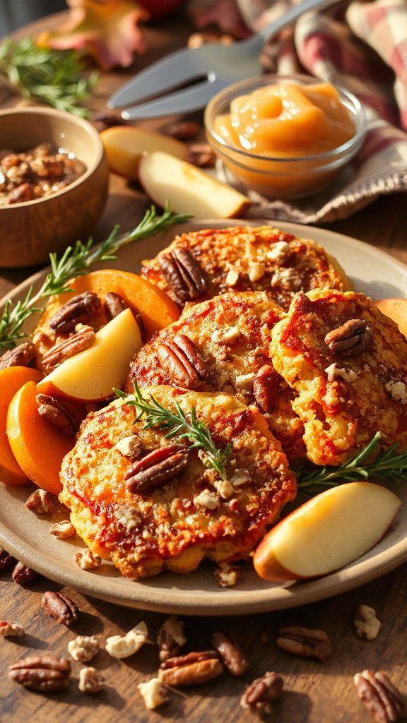sweet potato apple latkes