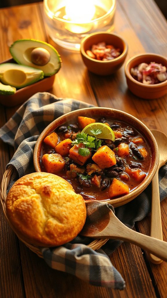 sweet potato bean chili