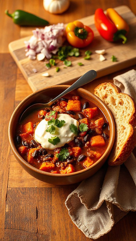 sweet potato black bean chili
