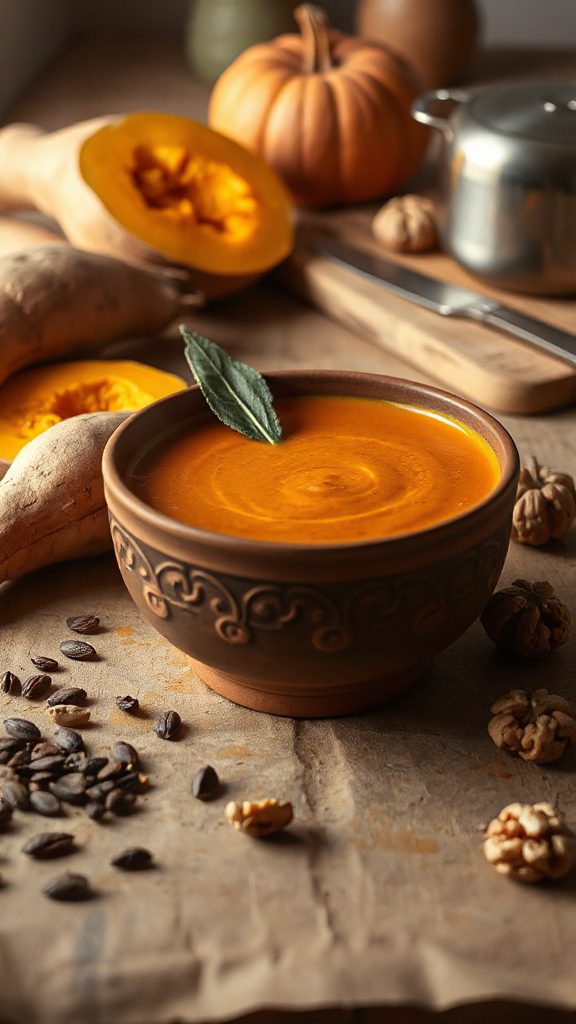 sweet potato cocoa soup
